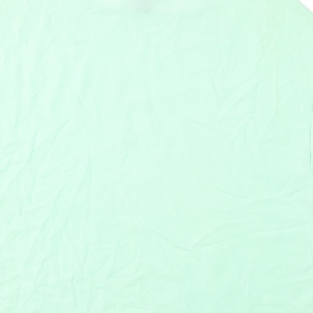 Womens UK Size 10 Atmosphere Green Basic Blouse
