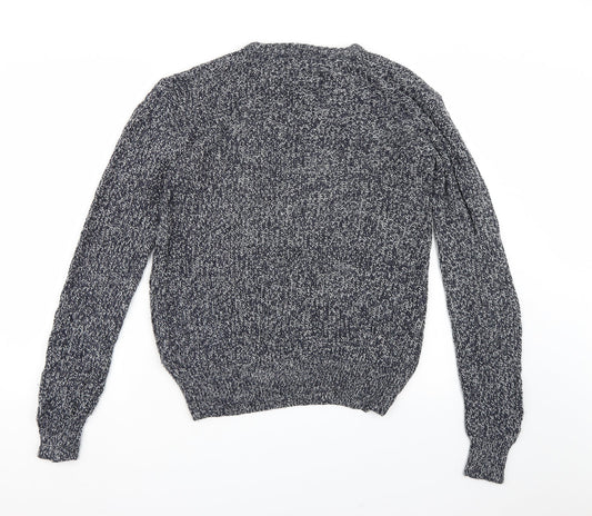 Cedar Wood State Mens Blue Knit Pullover Jumper Size M