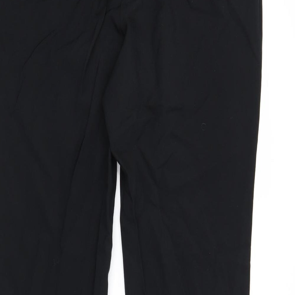 Womens UK Size 14 Dorothy Perkins Regular Fit Black Trousers