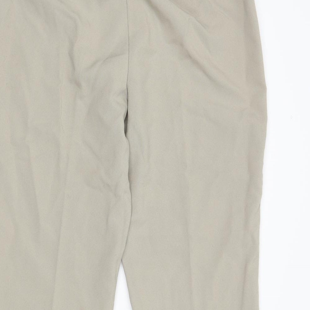 M&S Womens Beige Trousers Size 14 L24 in