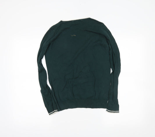 Essential Womens Green Pullover Jumper Size 6