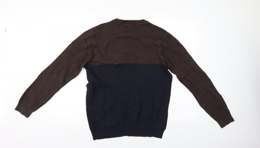 NEXT Mens Multicoloured Pullover Jumper Size M