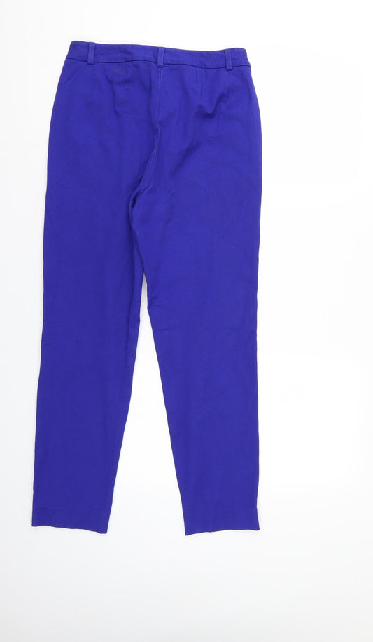 M&S Womens Blue Jegging Trousers Size 8 L26 in