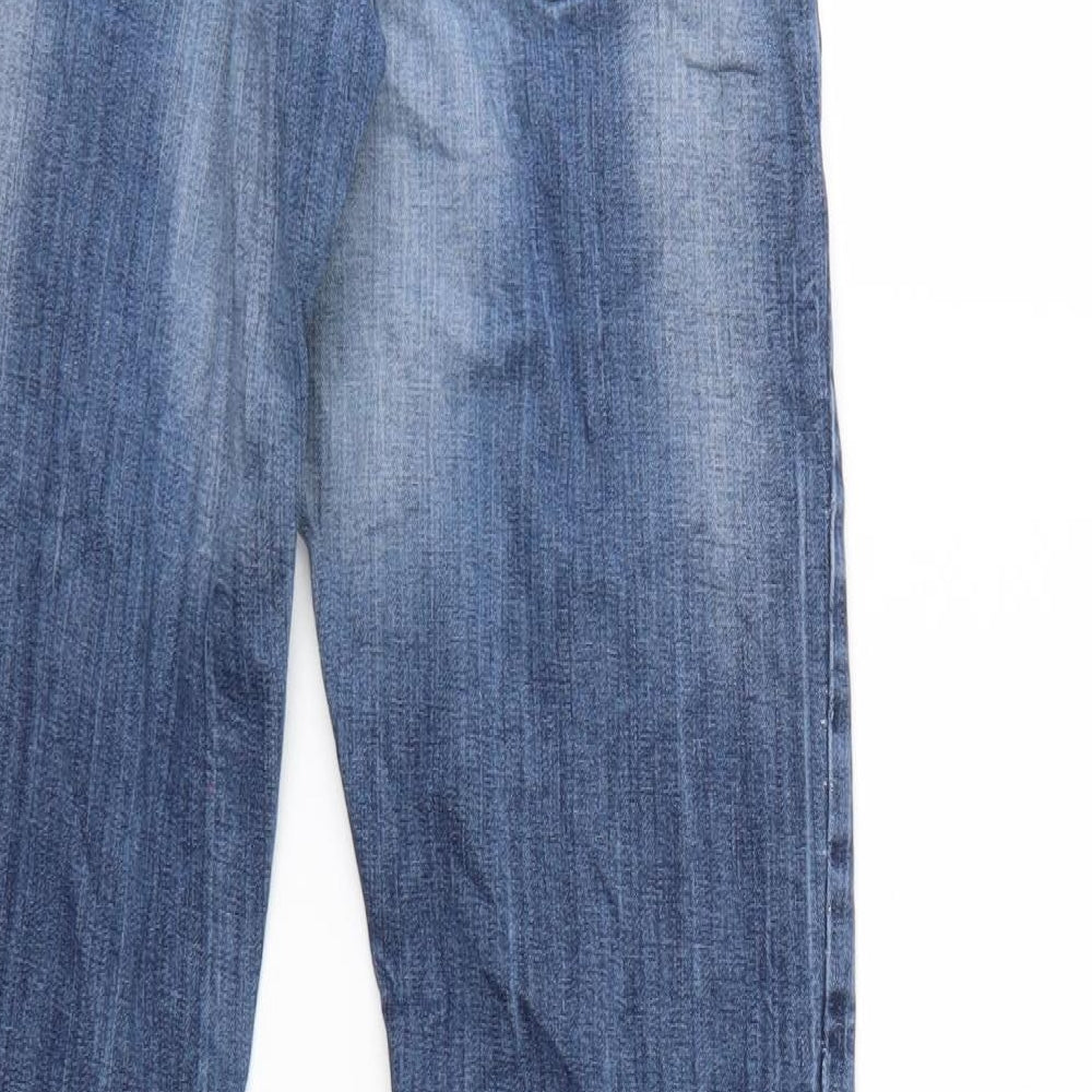 MBJ Womens Blue Denim Skinny Jeans Size 36 in L32 in