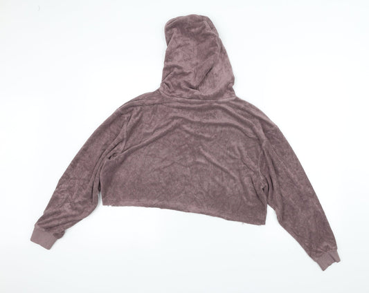 Topshop Mens Purple Pullover Hoodie Size S