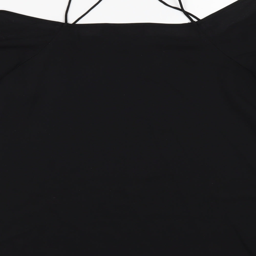 Womens UK Size 10 ASOS Black Camisole Blouse