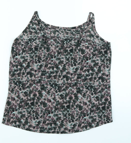 NEXT Womens Purple Animal Print Camisole Blouse Size 6