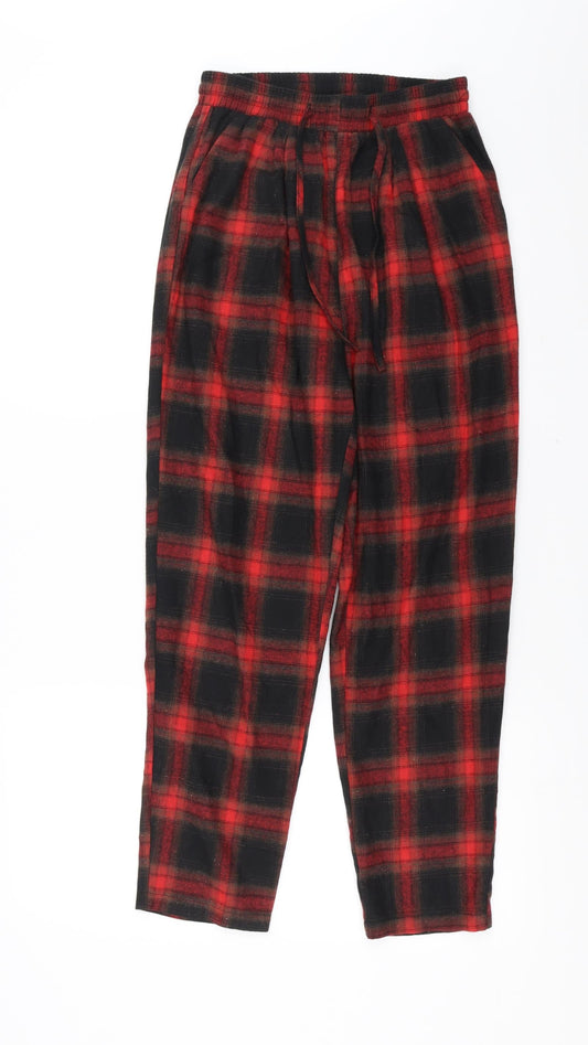 Womens UK Size 8 PRETTYLITTLETHING Regular Fit Jogger Black Trousers