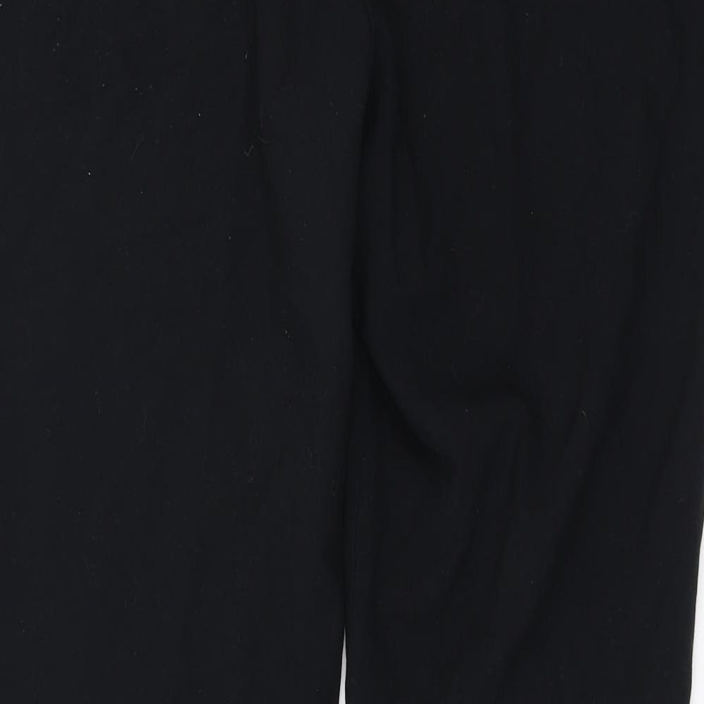 Womens UK Size 14 Marks and Spencer Regular Fit Black Trousers