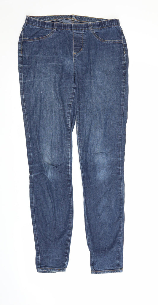 Womens UK Size 8 C&A Regular Fit Jegging Blue Jeans