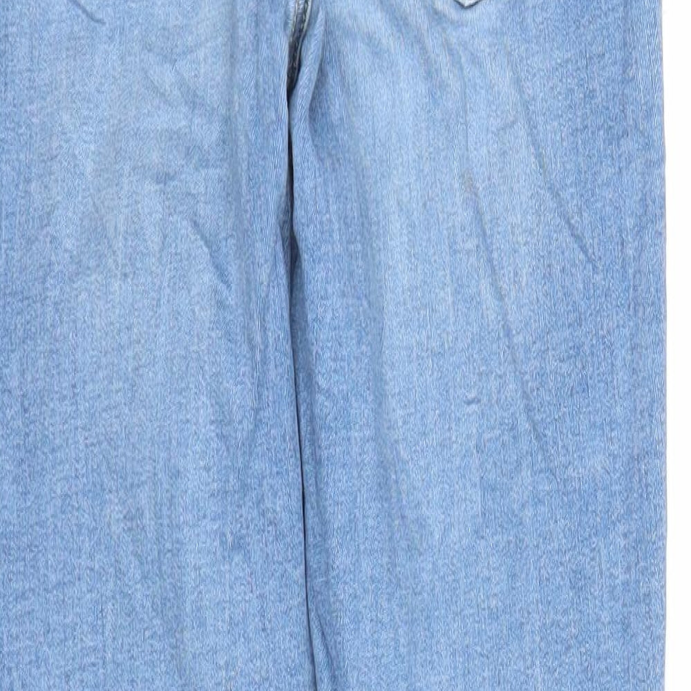 Womens UK Size 6 Sinsay Regular Fit Boyfriend Blue Jeans