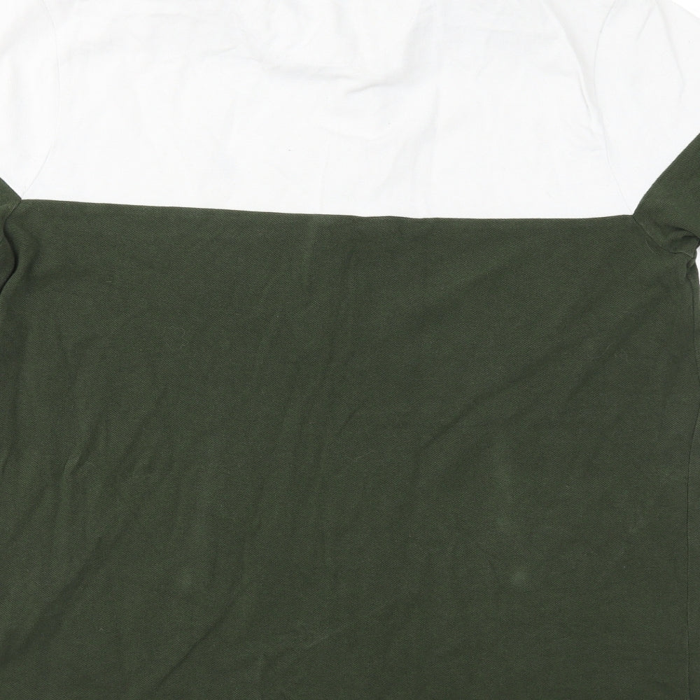 Burton Menswear Mens Green Polo Size L