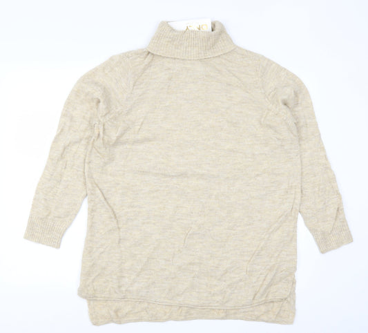 Only Womens Beige Pullover Jumper Size L