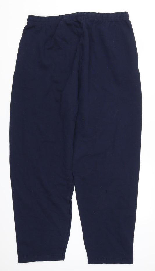 Fruit of the Loom Mens Blue Sweatpants Trousers Size 2XL L31 in