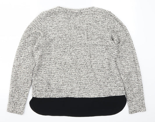 Dunnes Womens Grey Pullover Jumper Size M