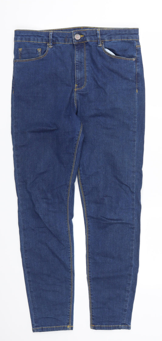 Womens UK Size 30 in ASOS Regular Fit Skinny Blue Jeans