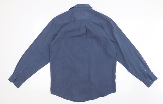 Arnold Palmer Mens Blue    Button-Up Size S