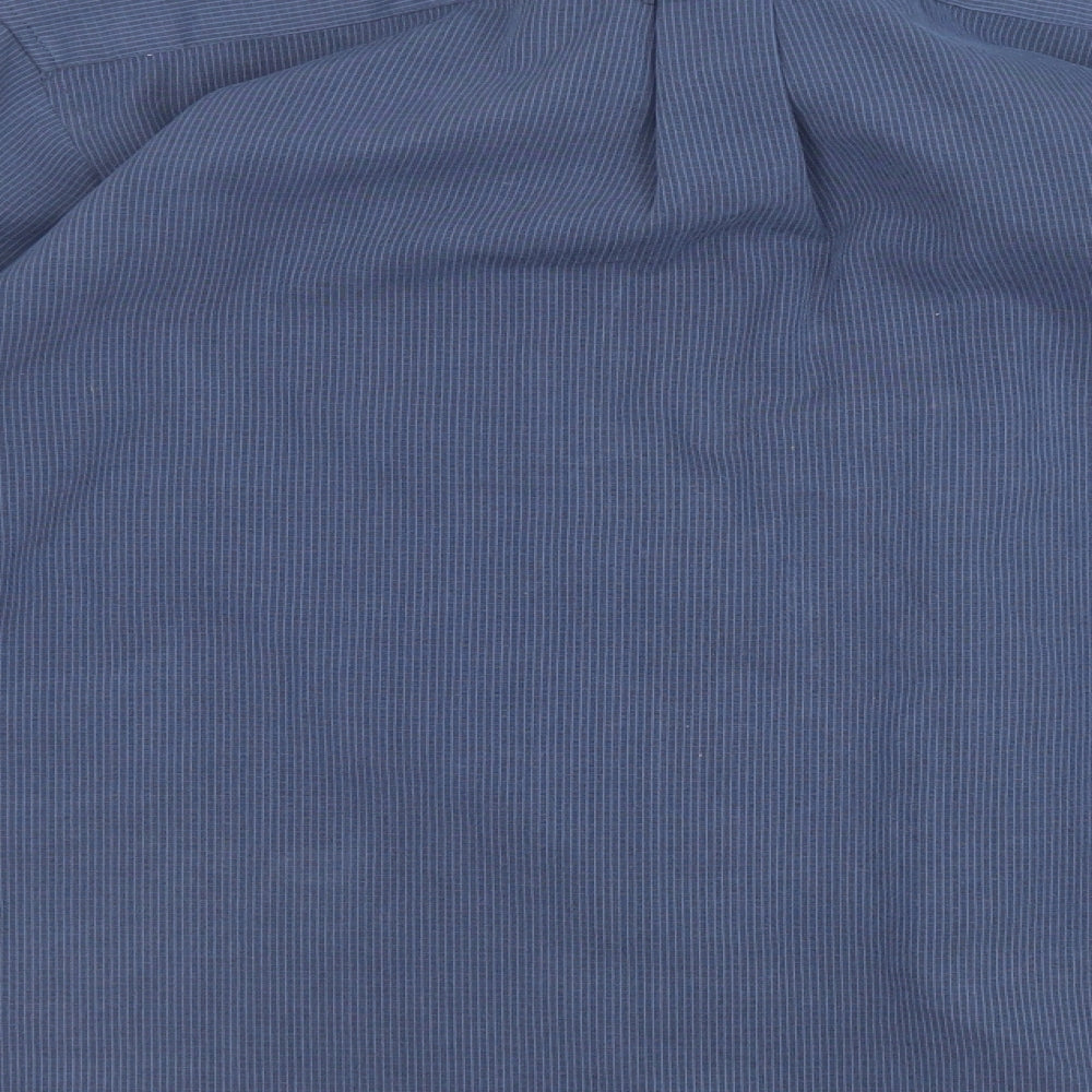 Arnold Palmer Mens Blue Button-Up Size S