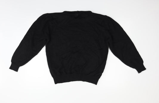 South Lodge Womens Black Pullover Jumper Size M