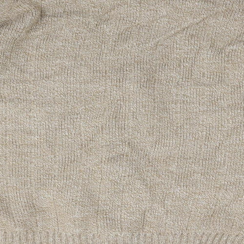Menswear Mens Beige Full Zip Jumper Size M