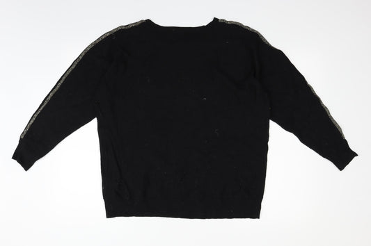 Primark Womens Black Pullover Jumper Size XL