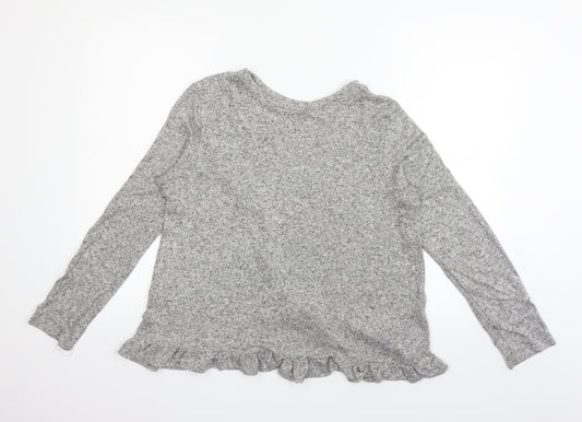 Oasis Womens Grey Pullover Jumper Size L