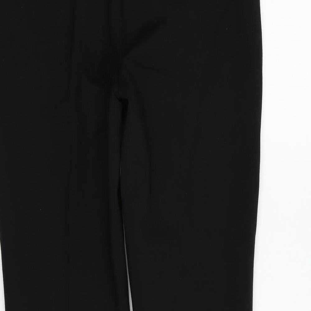 Womens UK Size 14 Marks and Spencer Regular Fit Black Trousers