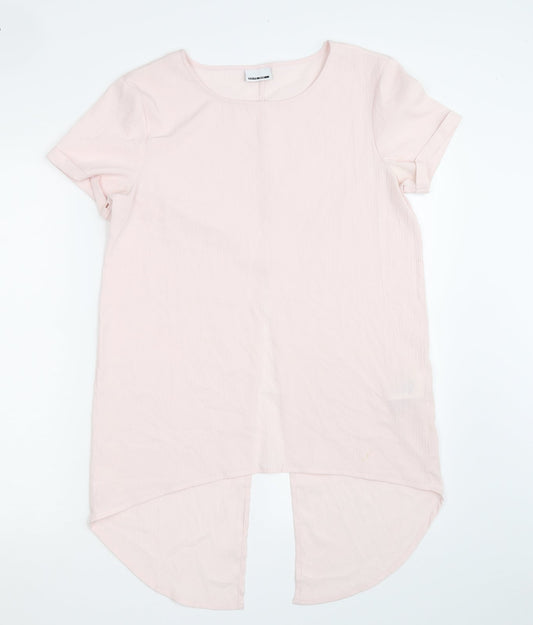 Womens UK Size M Noisy may Pink Basic Blouse