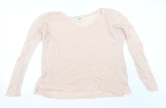 Papaya Womens Pink Pullover Jumper Size L