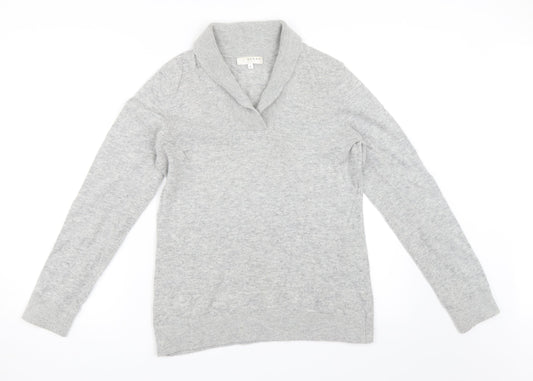 Kenar Womens Grey Pullover Jumper Size L