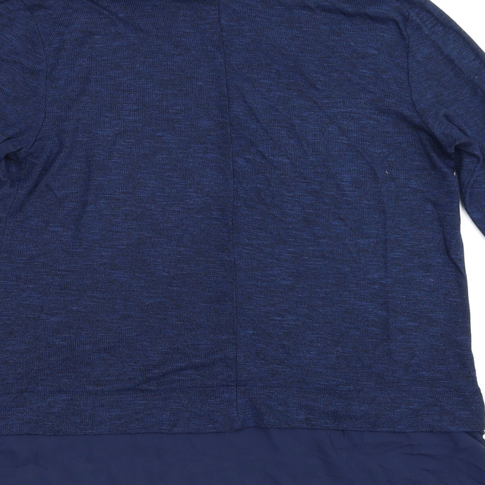 Tu Womens Blue Pullover Jumper Size 14