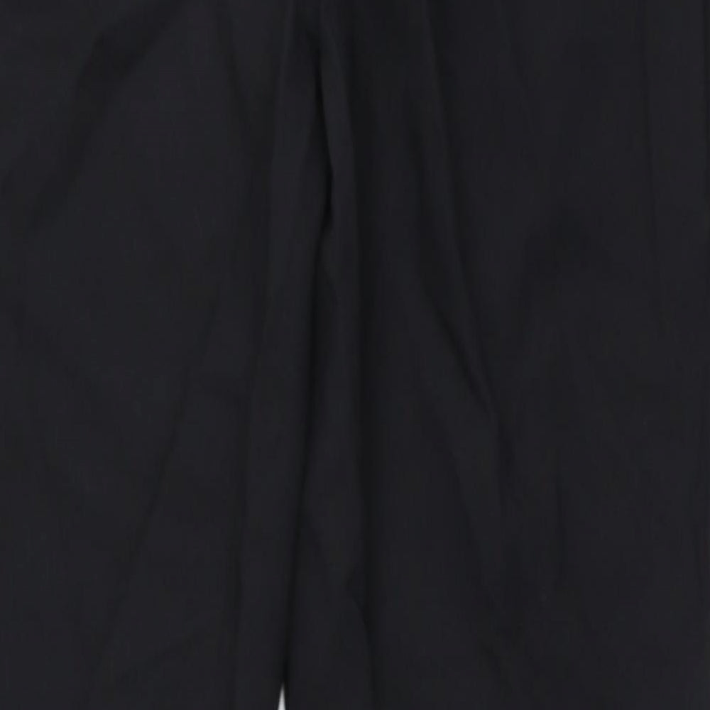 Womens UK Size 8 F&F Regular Fit Black Trousers