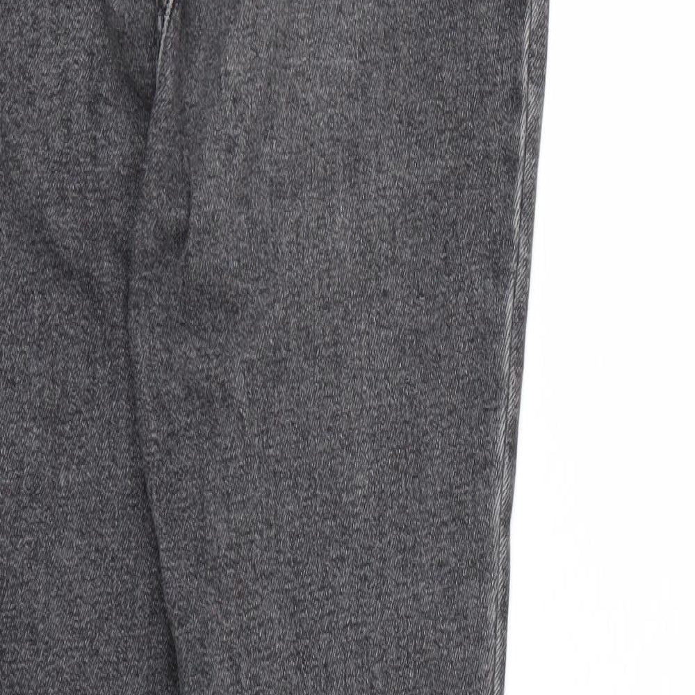 New Look Womens Grey Denim Skinny Jeans Size 10 L27 in