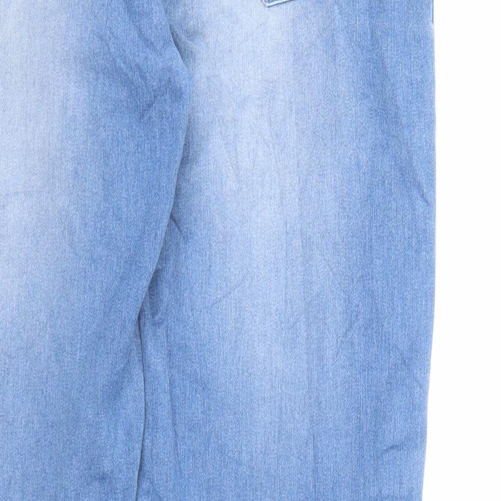 Resereved Womens Blue Denim Skinny Jeans Size 33 in L32 in