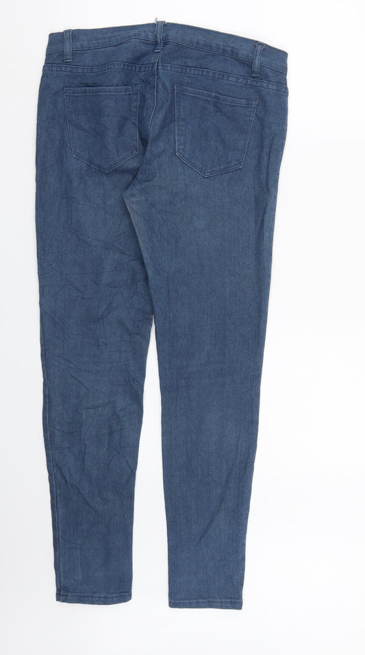 FOREVER 21 Womens Blue Denim Skinny Jeans Size 28 in L30 in