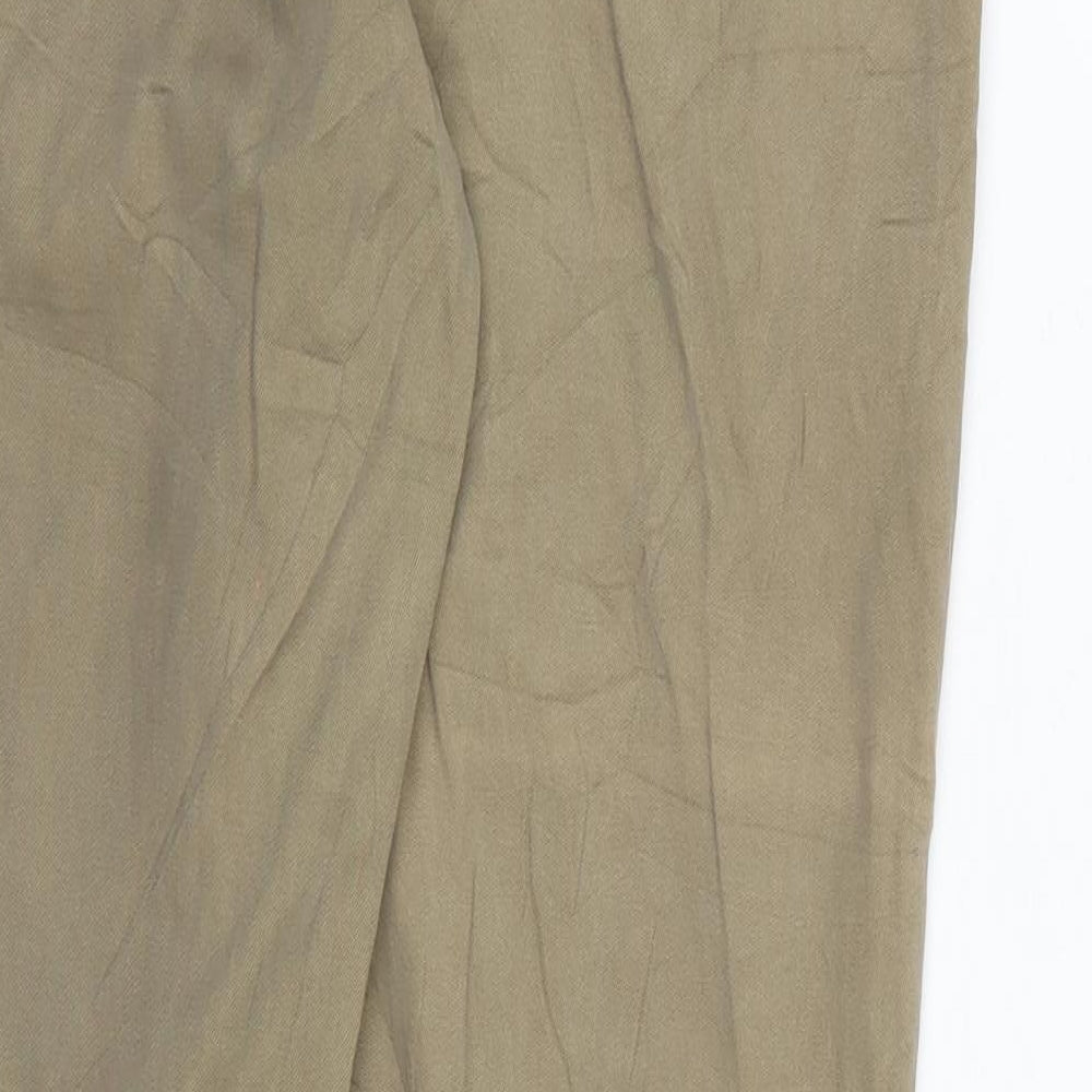 Womens UK Size 10 Cambio Regular Fit Straight Green Jeans