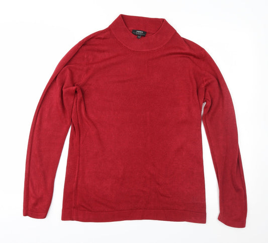 Papaya Womens Red Knit Pullover Jumper Size 12