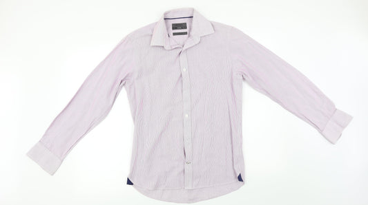 Womens UK Size S Burton Pink Basic Button-Up