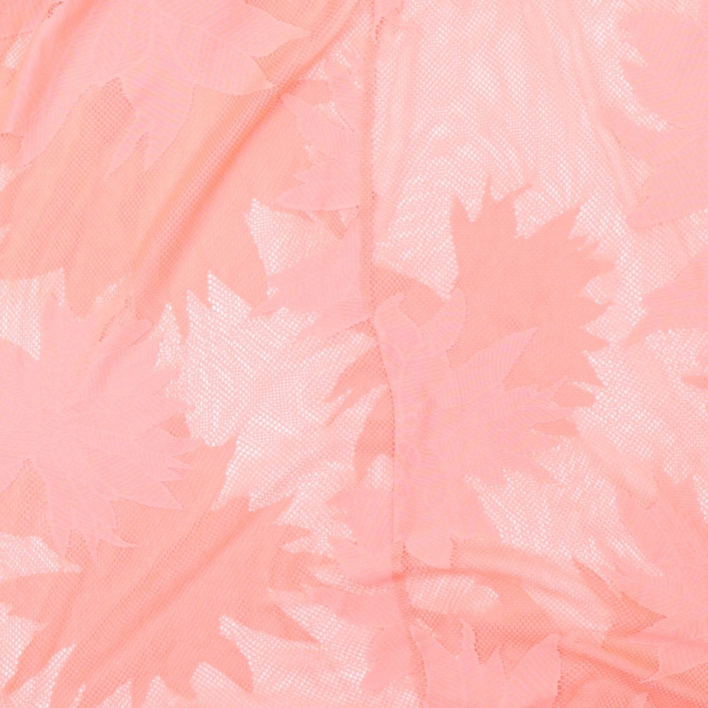 F&F Womens Pink Floral Basic Blouse Size S