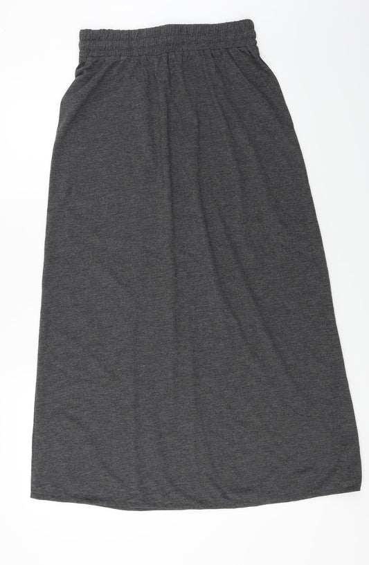 TU Womens Grey A-Line Skirt Size S