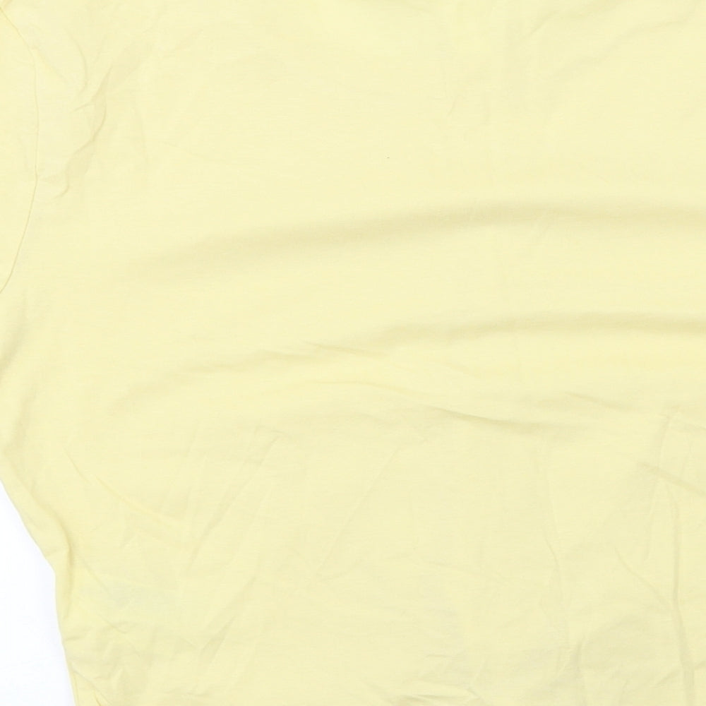 H&M Womens Yellow Basic T-Shirt Size S