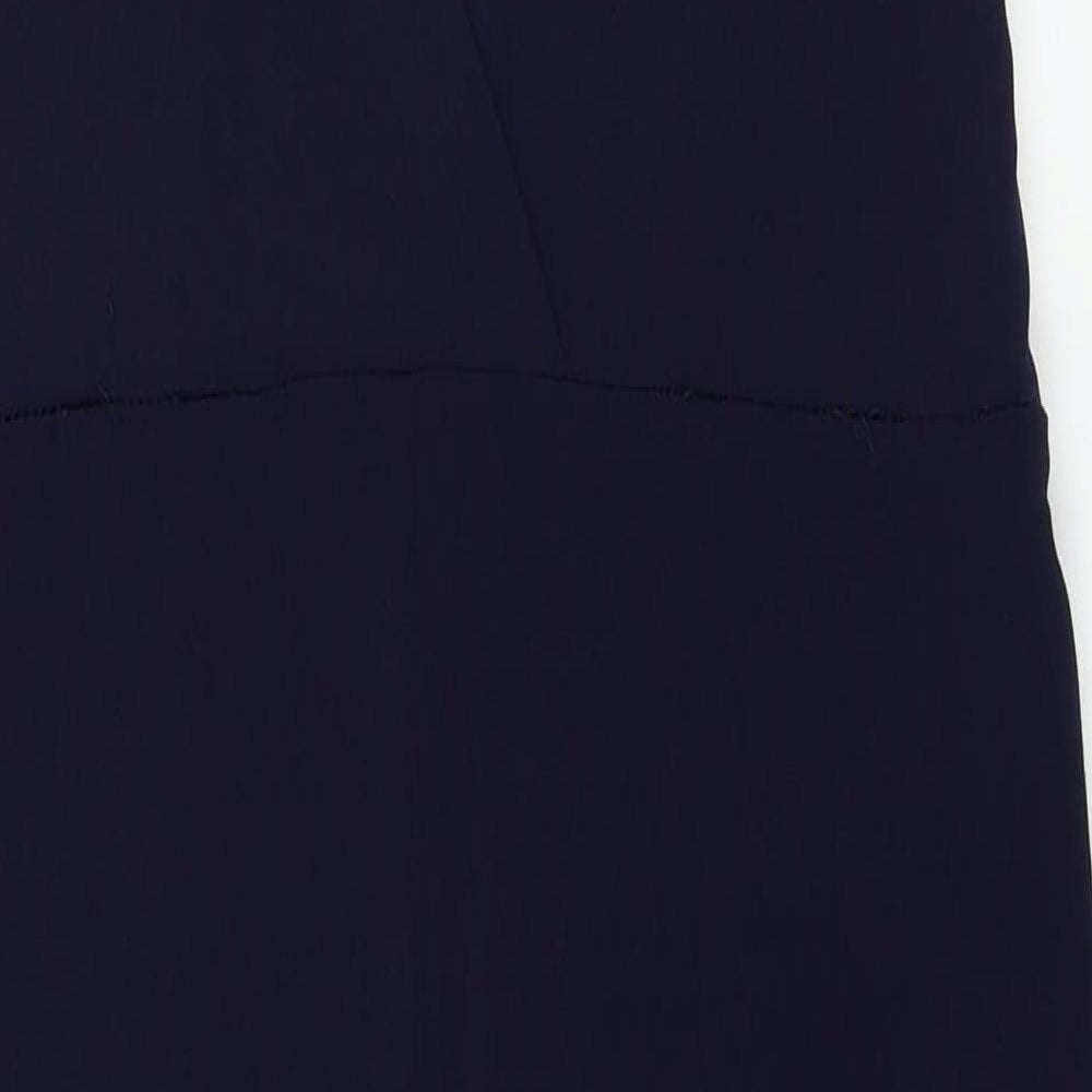 Valerie Bertinelli Womens Blue A-Line Size 14