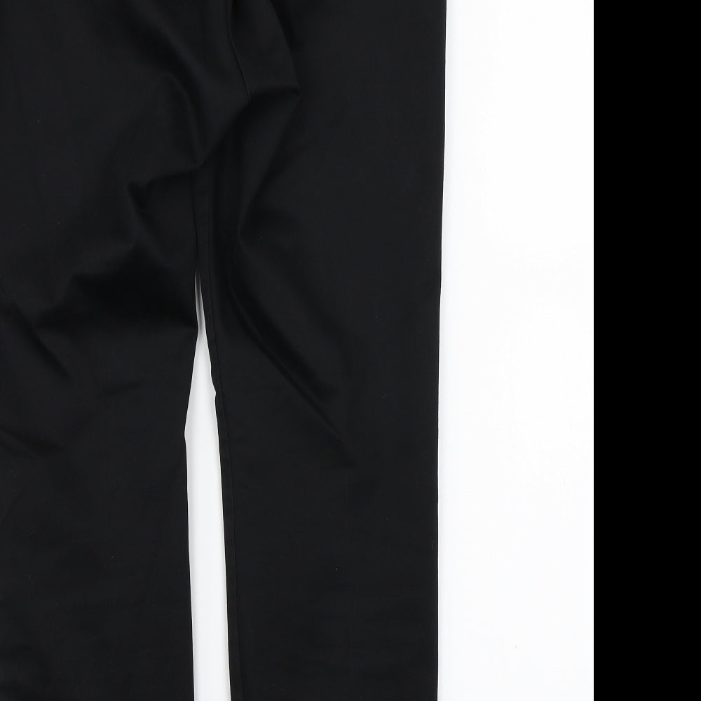 Womens UK Size 10 H&M Regular Fit Black Trousers