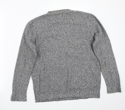 Topshop Mens Grey Pullover Jumper Size S