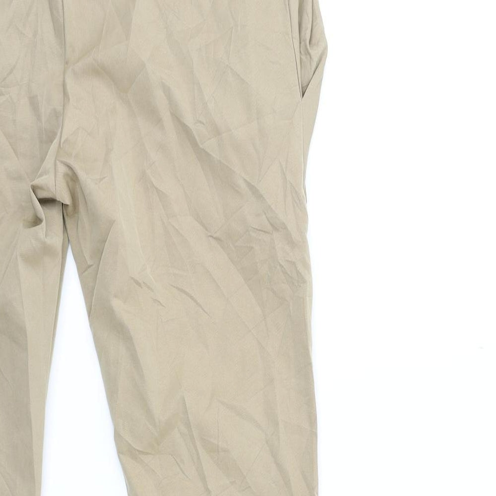 Toxik3 Womens Beige Chino Trousers Size 30 in L29 in