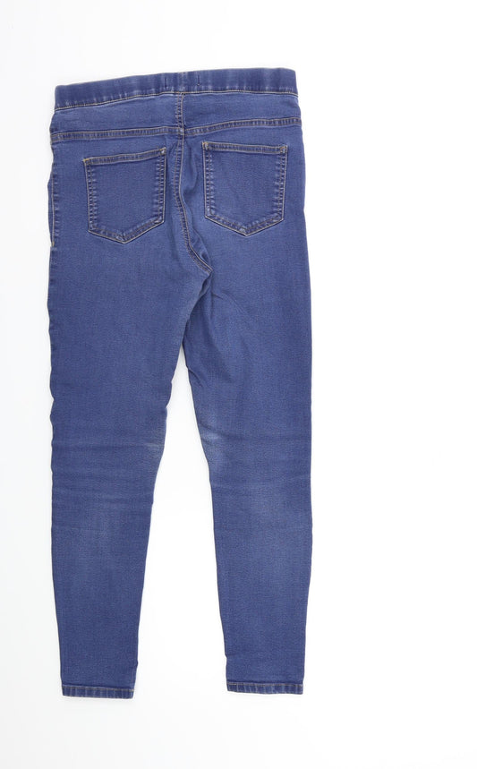 Womens UK Size 10 Marks and Spencer Regular Fit Skinny Blue Jeans