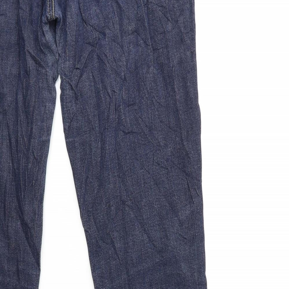 GINA JEANS Womens Blue Denim Straight Jeans Size 30 in L30 in