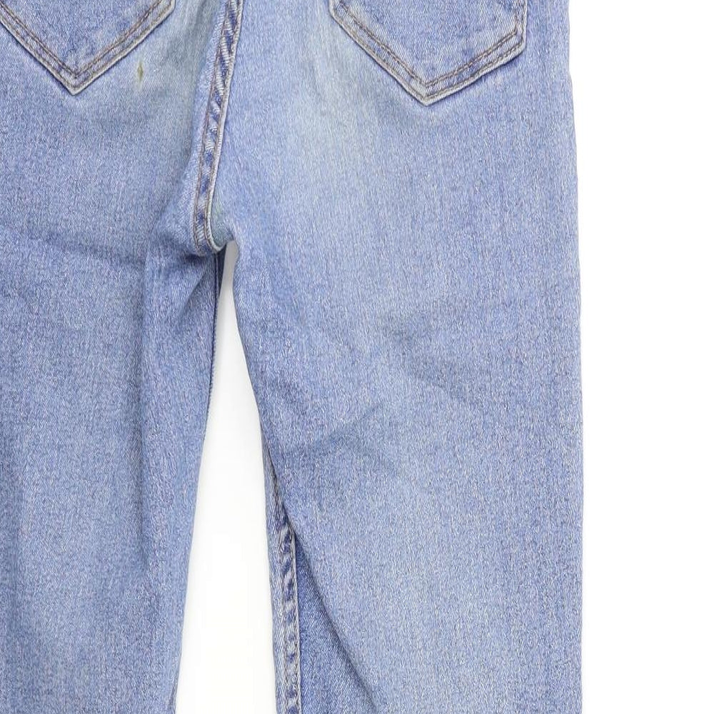 Bershka Womens Blue Denim Skinny Jeans Size 6 L27 in