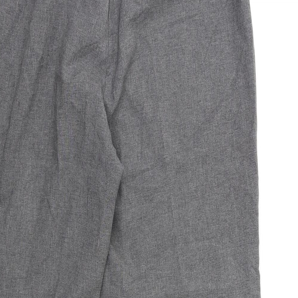 Womens UK Size 28 in United Colors of Benetton Regular Fit Grey Trousers