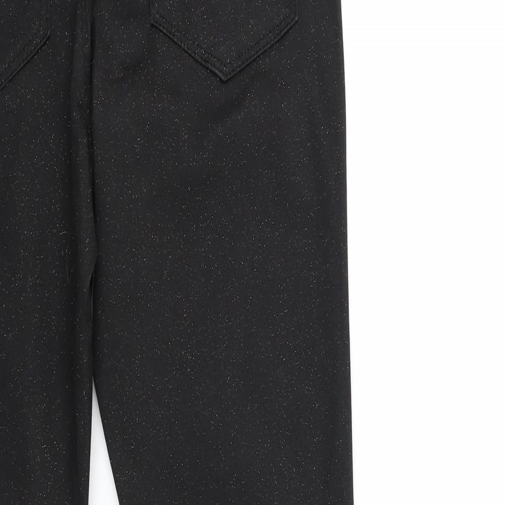 Dorothy Perkins Womens Black Denim Skinny Jeans Size 12 L29 in